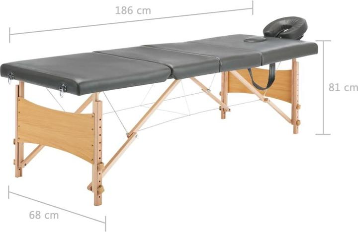 Actual product image vidaXL Massagetisch