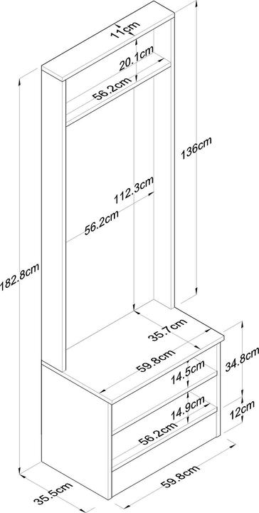 Immagine prodotto Skye Decor Entryway Hall Stand