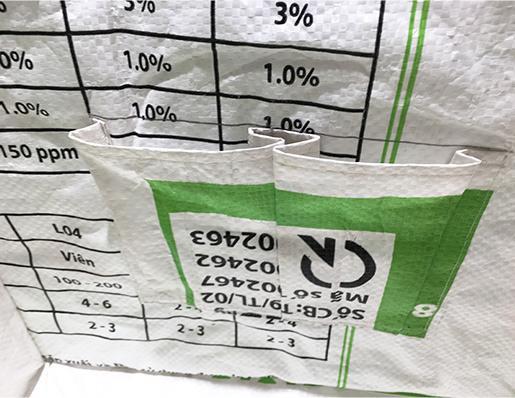 Produktbild Bekos Upcycling - Grosser Shopper XXL aus recycelten Futtersäcke Frosch gelb