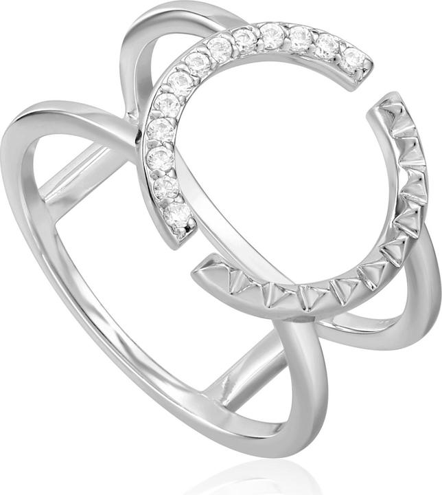 Ania Haie Damesring Spike (13, Zilver 925)