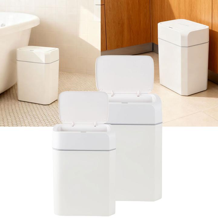 Image du produit Ideoon Premium Sensor Set de poubelles, 12L & 16L, Poubelle automatique avec capteur de mouvement (12 l)