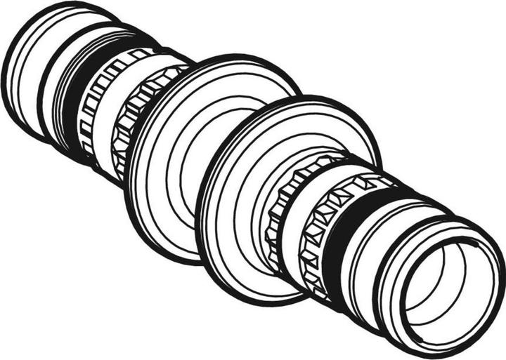 Actual product image Geberit Vertriebs GmbH Mepla coupling plastic (PVDF) 26mm (Pipe coupling)