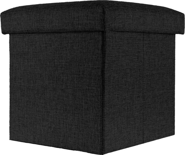 Produktbild Intirilife Sitzwürfel DIAMANT SCHWARZ