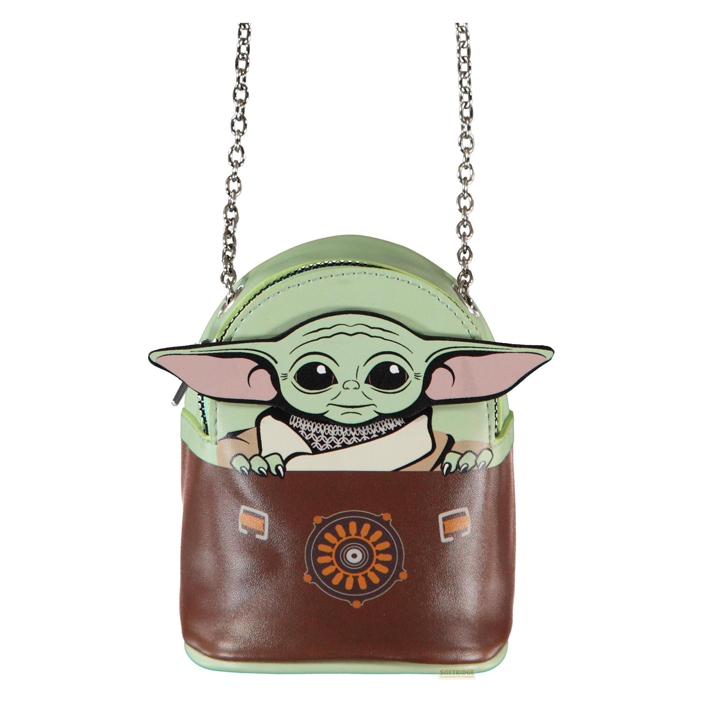 Difuzed, Damen, Portemonnaie, Mandalorian - Grogu Micro Bag, Grün