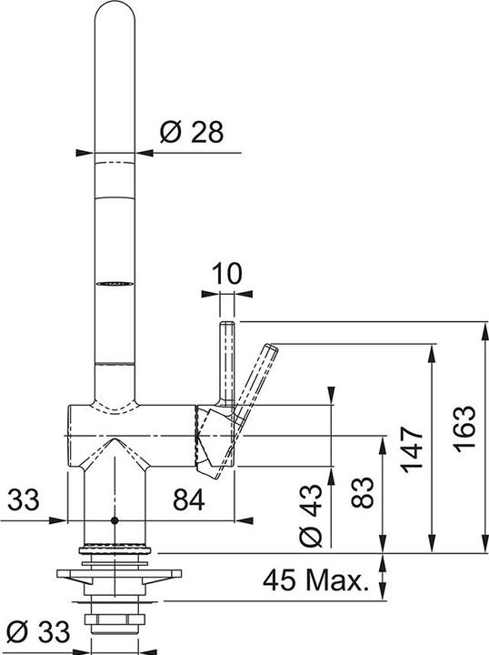 Actual product image Franke Fittings Active J