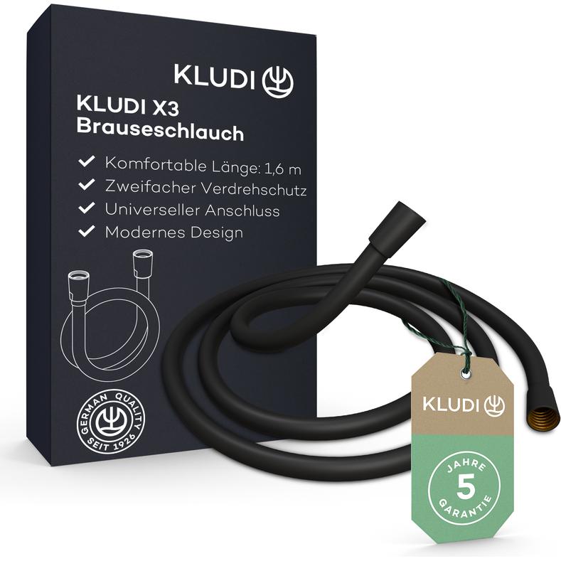 Kludi, Duschschlauch, X3 Duschschlauch (160 cm)