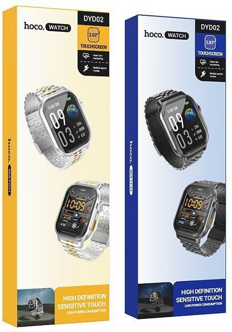 Actual product image Hoco Other Computer Accessory Smartwatch 2,02" TFT with call function DYD02 black