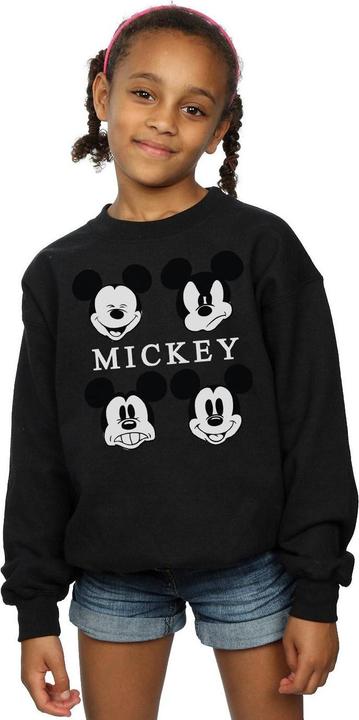 Immagine prodotto Disney Mickey Mouse Four Heads Felpa Ragazze (140, 146)
