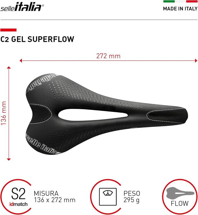 Produktbild Selle Italia C2 Gel Flow Saddle