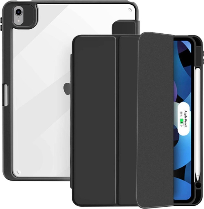 Actual product image Puro Zeta Smart Tablet Case - iPad Mini 6 Case (2021) Removable Magnetic Flap + Apple Pencil Holder (iPad mini 2021 (6th Gen))