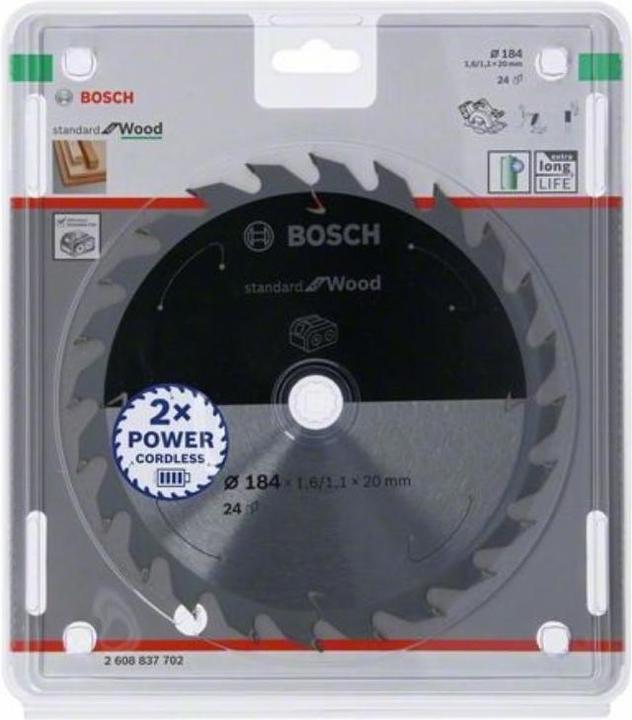 Productafbeelding Bosch Professional Zubehör Cirkelzaagbladen voor accuzagen Standaard voor hout