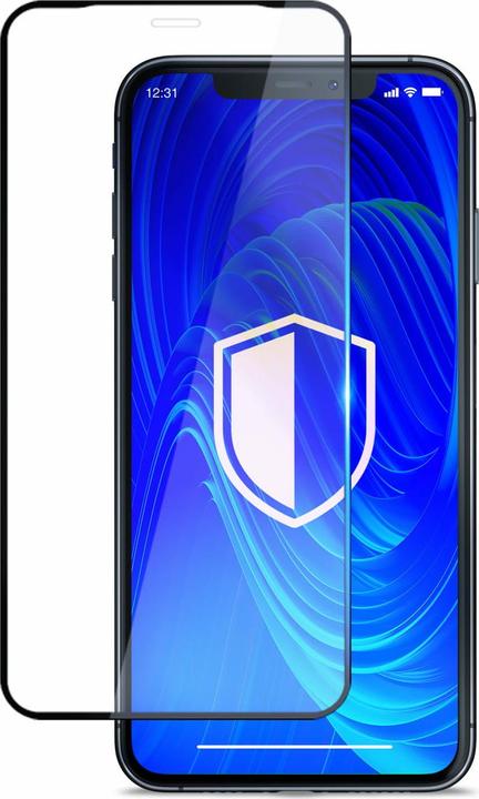 Actual product image 3MK NeoGlass for iPhone 12 / 12 Pro black frame (1 pcs., Apple iPhone 12, Realme 12 Pro+)