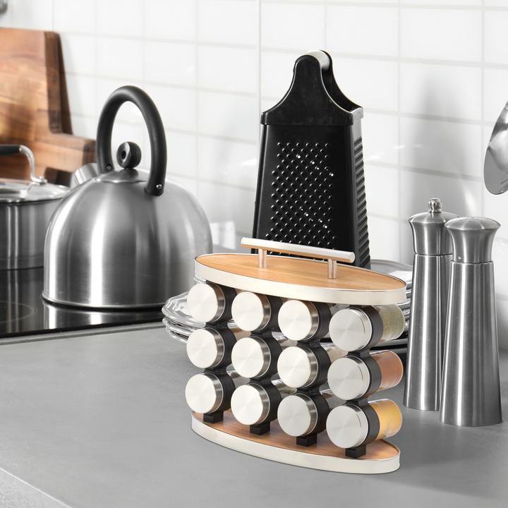 Actual product image Relaxdays 13 pcs. spice rack