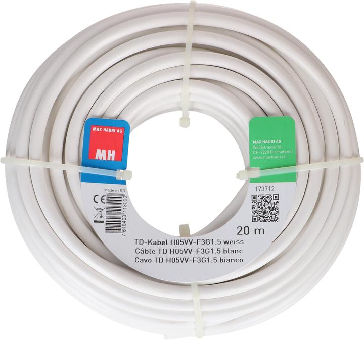 Produktbild Max Hauri TD-Kabel H05VV-F3G1.5 (20 m)