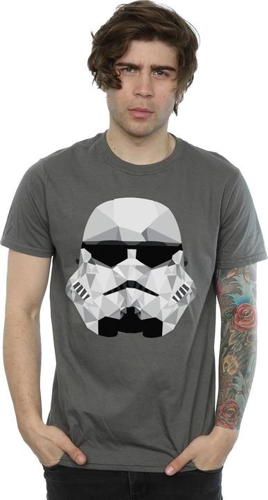 Produktbild Star Wars Stormtrooper Geometric Helmet TShirt (XXL)