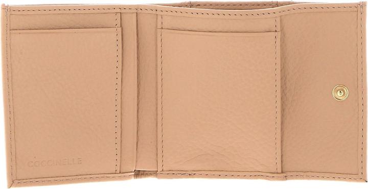 Actual product image Coccinelle Metallic Soft Mini Wallet Grainy Leather