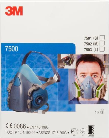 Produktbild 3M Halbmaske (Keine offizielle Schutzklasse, 1 x)