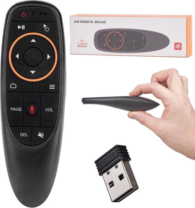 Actual product image Ikonka Remote control Air Mouse G10 Smart TV Box Microphone X9 (Device-specific remote control, Bluetooth)