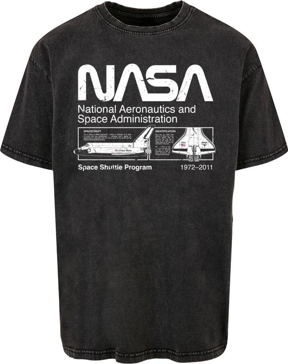 Produktbild Absolute Cult Nasa - Space Shuttle Program Acid Washed Oversize Tee - 114889 (4XL)