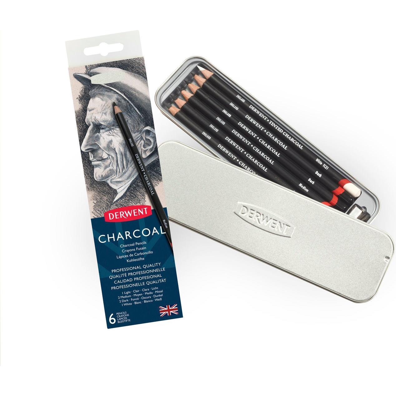 Derwent Kohlestifte (6x) (700838)