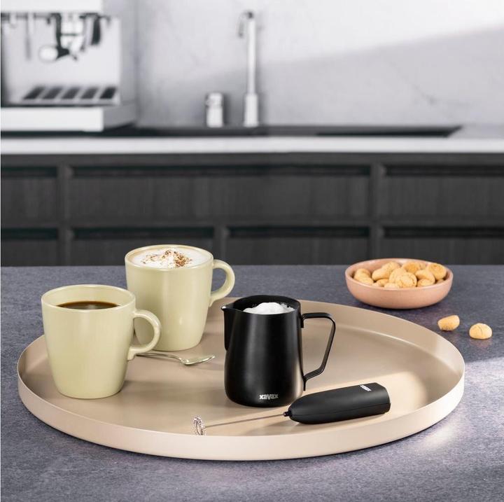 Actual product image Xavax Stainless steel barista milk jug, milk froth jug, 350ml, matt black