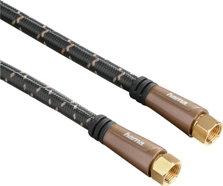 Actual product image Hama 5 Star SAT connection cable - kink protection (120 dB, Satellite cable)