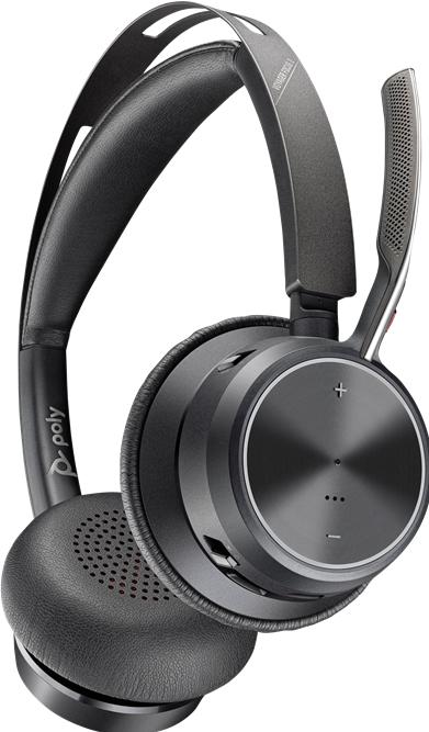 Actual product image Poly Voyager Focus 2 USB-C headset + USB-C/A adapter (Wireless, USB-C)