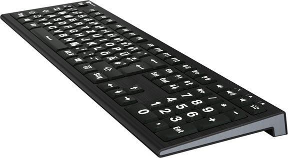 Immagine prodotto Logickeyboard XL-Print Astra2 BL Tastiera dt. (PC) (DE, Cablato)