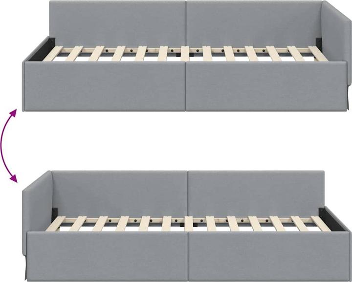 Produktbild vidaXL Eckbettgestell