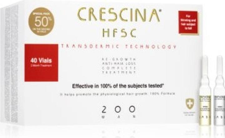Crescina Transdermic 200 Haarwuchsmittel und Anti-Haarausfall - 4 ml