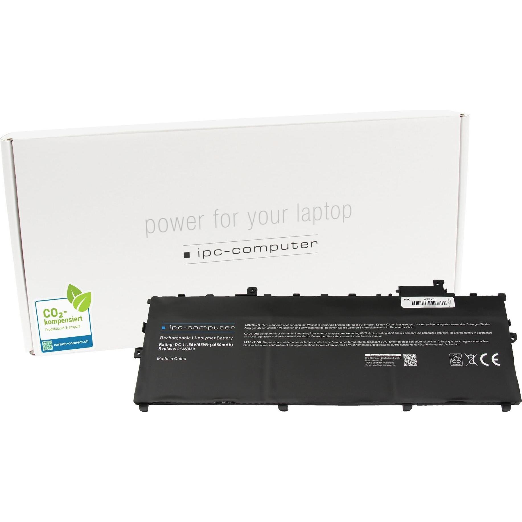 Thumbnail - IPC 01AV431 (3 Zellen, 4800 mAh), Notebook Akku