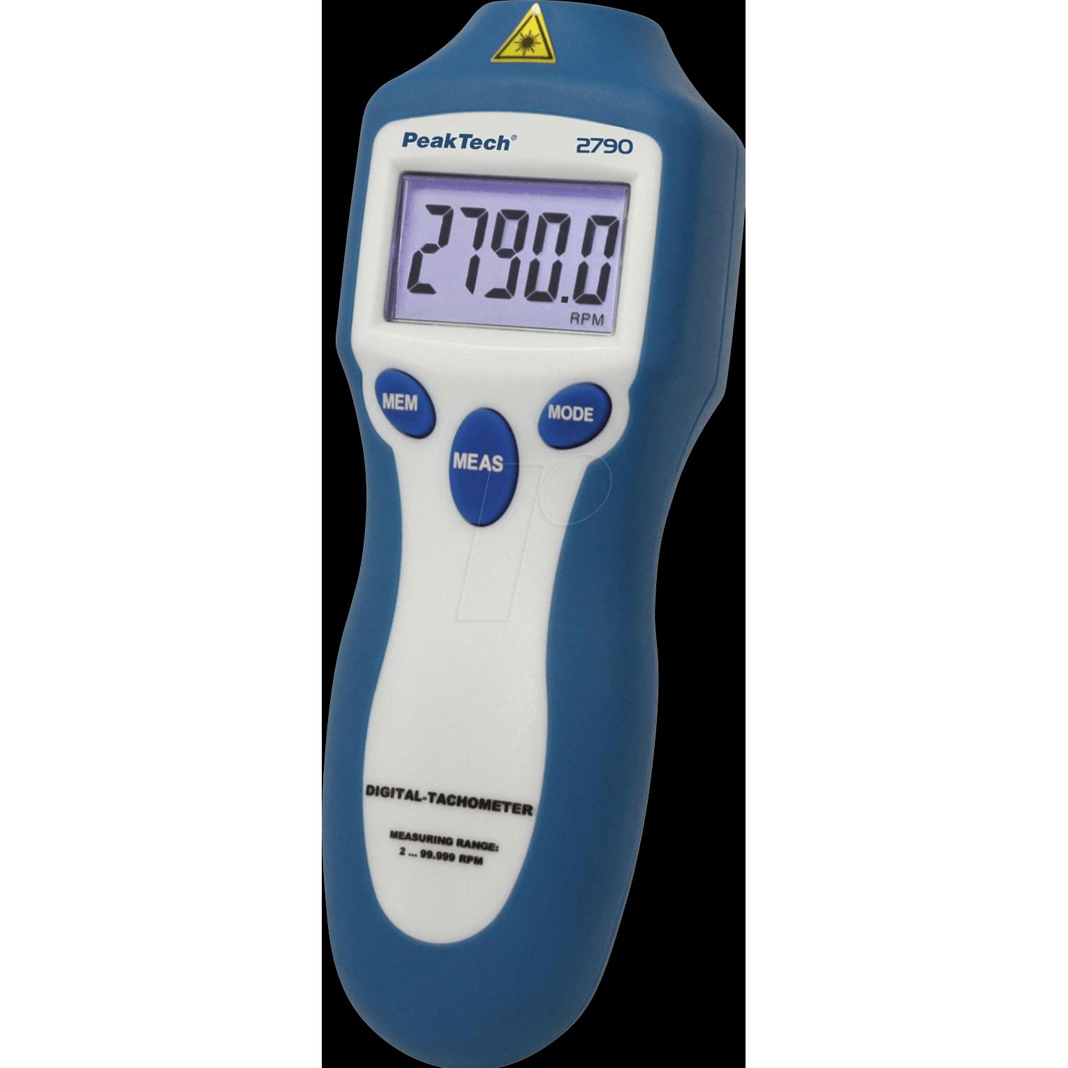 Peaktech P 2790 Drehzahlmessgerät (Messgerätkoffer), Messtechnik