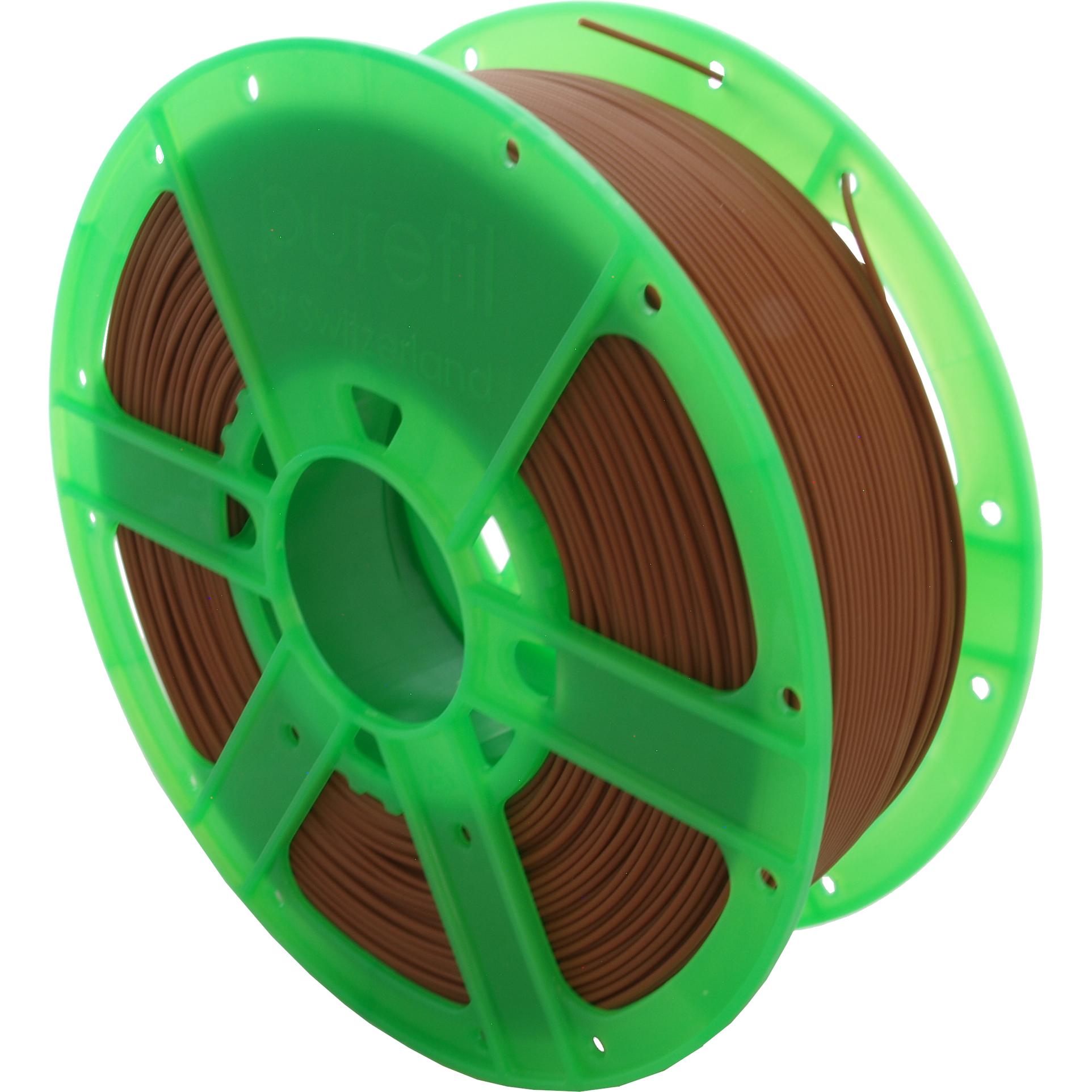 Purefil Filament (PLA, 1.75 mm, 1000 g, Braun), 3D Filament, Braun