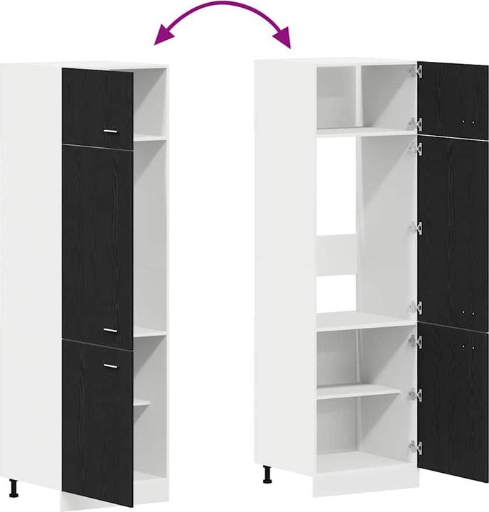 Produktbild vidaXL Küchenaufbewahrung (31 x 60 x 207 cm)