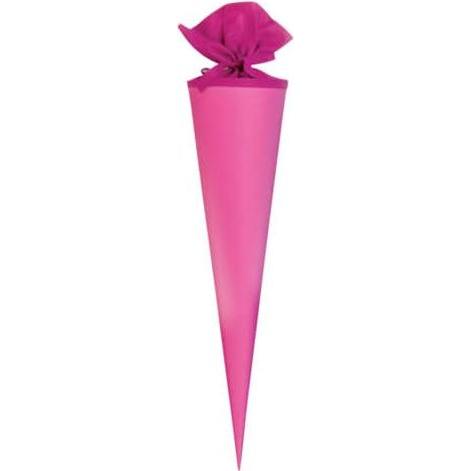 Thumbnail - Goldbuch, Schultüte, Bastelschultüte rund 70 cm pink mit Filzverschluss (70 cm)