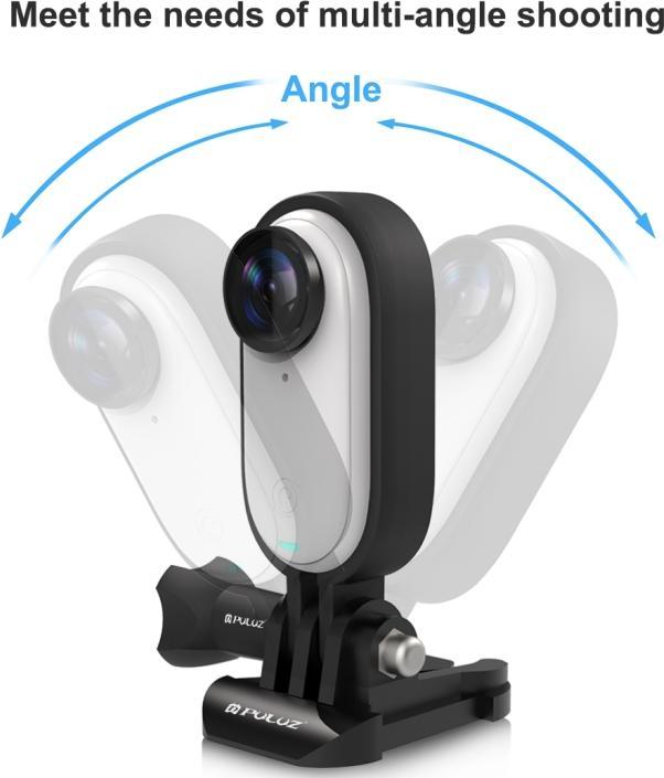 Image du produit Puluz Pour Insta360 GO 3 / GO 3S Body Plastic Protective Frame Cage + Screw & Quick Release Buckle (Black)