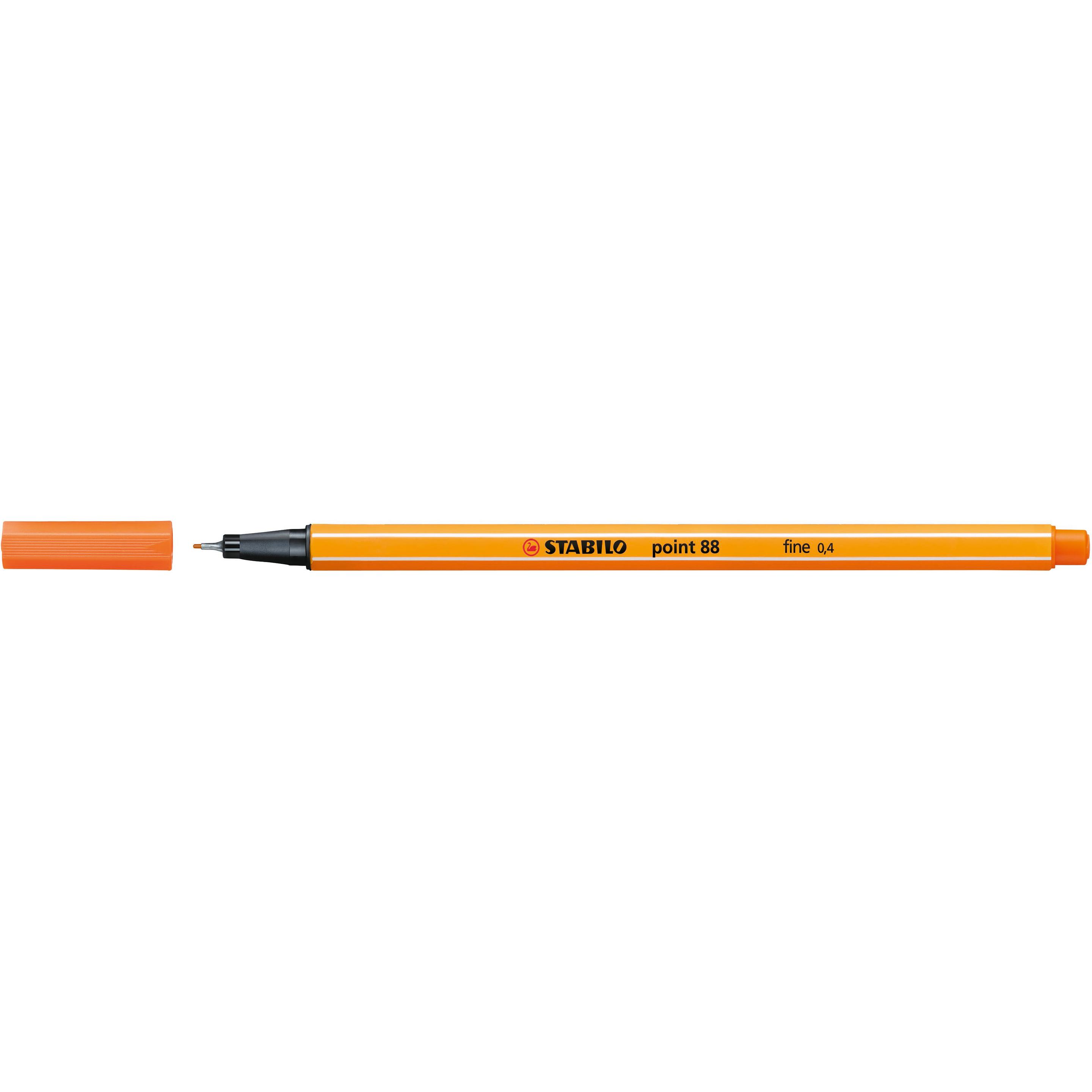 STABILO, Schreibstifte, point 88 Fineliner (Orange, 1 x)