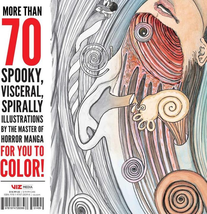Produktbild Uzumaki Coloring Book (Englisch, Junji Ito, 2022)