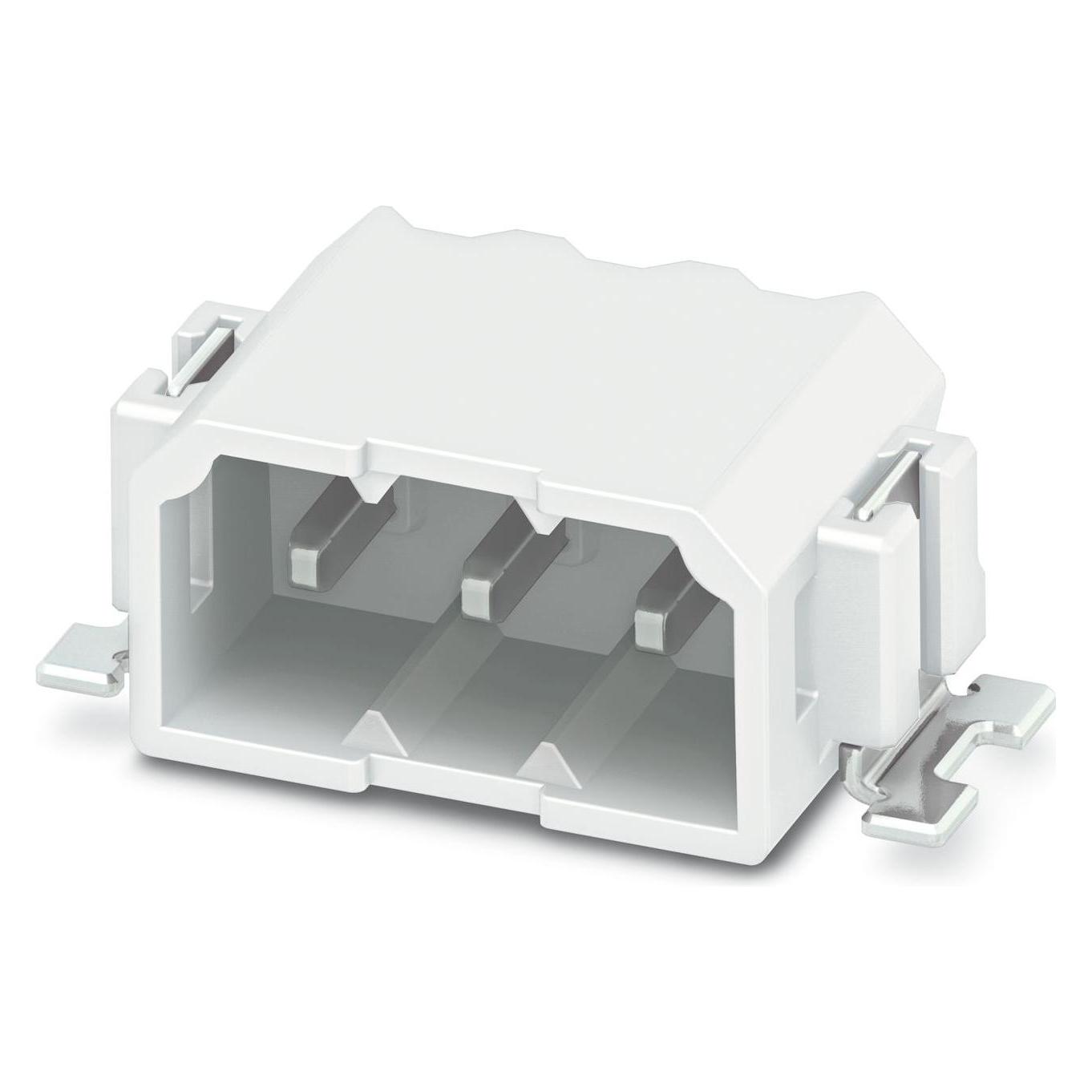 Phoenix Contact Stiftgehäuse-Platine Polzahl Gesamt 4 Rastermass: 2.5 mm 1814935 600 St., Elektronikkabel + Stecker, Weiss