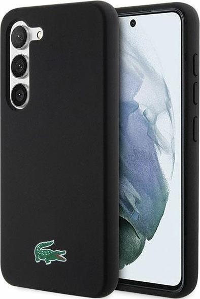Lacoste LCHCS23SSLOK S23 S911 czarny/black hardcase Silicone (Samsung Galaxy S23)
