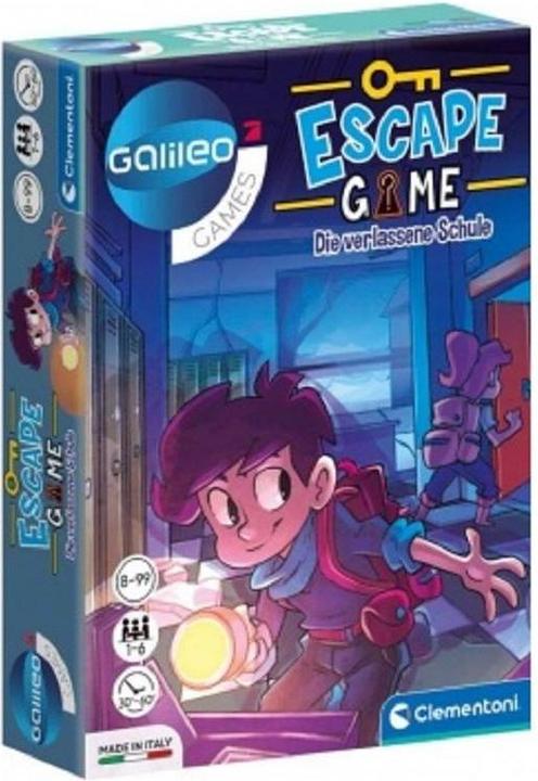 Actual product image Clementoni Galileo Escape The Abandoned School (German, 1 - 6 Players)