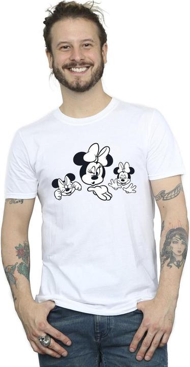 Immagine prodotto Disney Minnie Mouse Three Faces Maglietta Uomo (3XL)