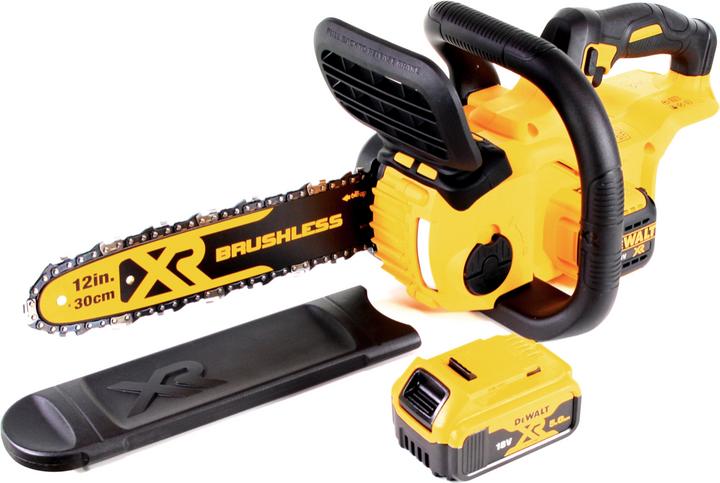 DeWalt DCM 565 N Motosega a batteria 18V + 1x Batteria 5,0 Ah - senza caricabatterie (Battery chain saw)