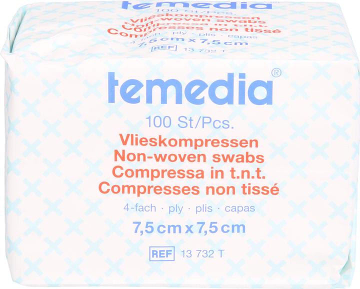 Actual product image Holthaus TISSUE COMPRESSION UNSTERIL 4FACH 7,5X7,5CM, 100 pcs COM