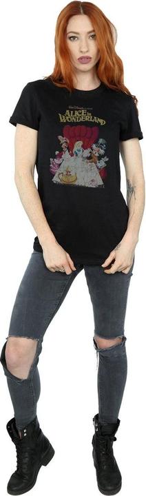 Produktbild Alice In Wonderland Poster Cotton Boyfriend TShirt (L)