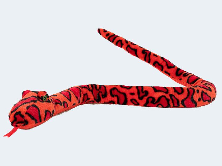 Produktbild Semo Stofftier Schlange 150 cm, rot, Kuscheltier Plüschtier Schlangen (150 cm)