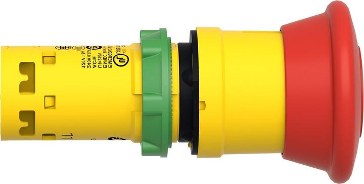 Actual product image Schneider Electric Emergency stop/emergency off push-button, Harmony XB7, monoblock, plastic, Ø22mm, red, pull