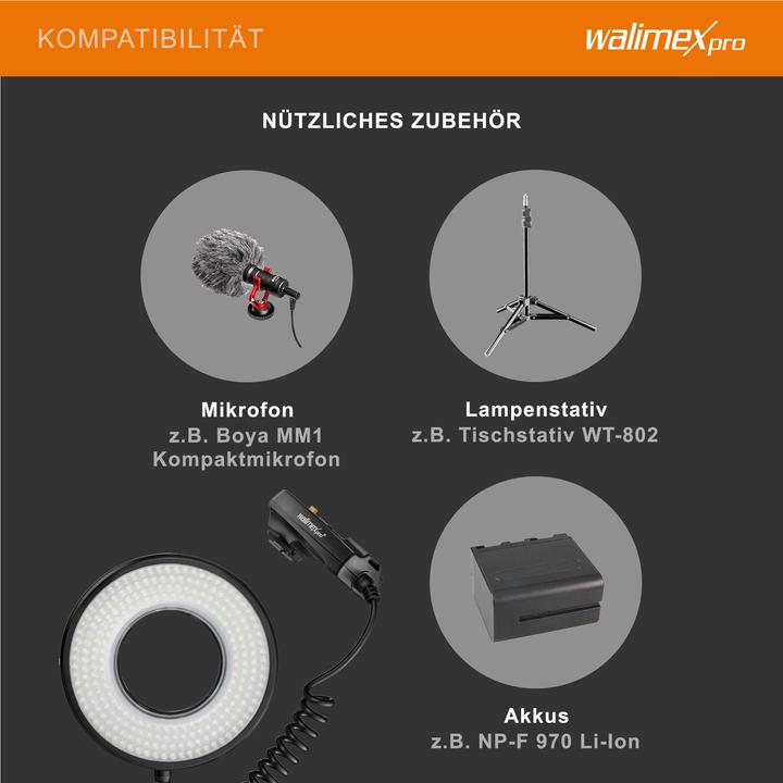 Actual product image Walimex pro Pro Macro LED Ringlight DSR 232 Set (Ring light)