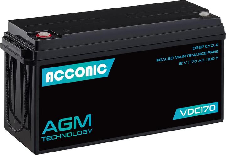 Acconic VDC170 Deep Cycle AGM 170Ah Batterie (170 Ah)
