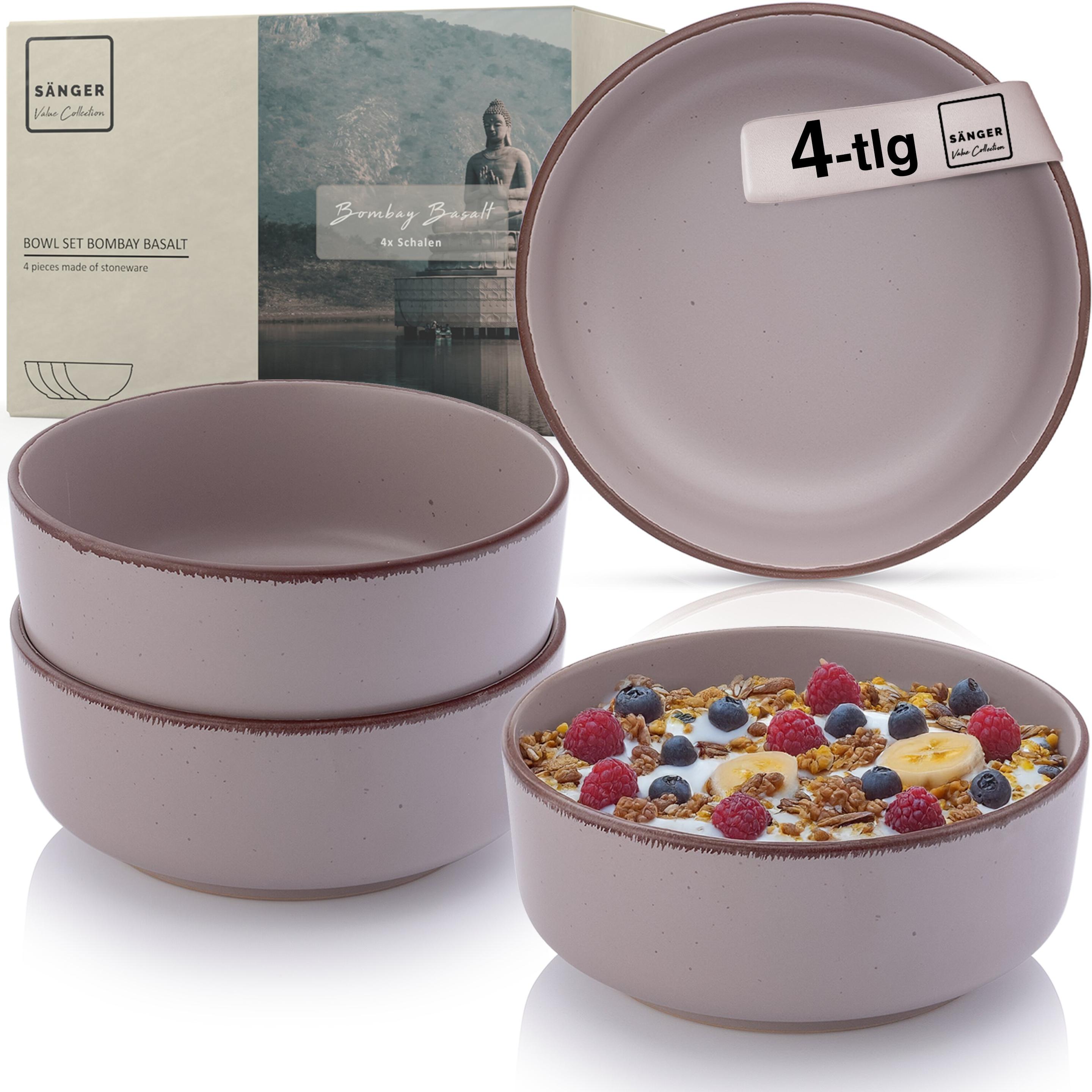 Sänger Schalen Set Bombay Basalt, Schüssel + Schale